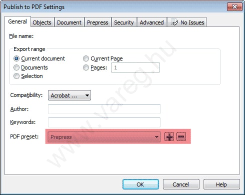 Publish to PDF